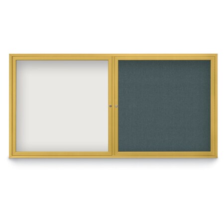 United Visual Products Corkboard, Synthetic Cork/White, 60"x36" UV432HPLUS-WHITE-FORBO